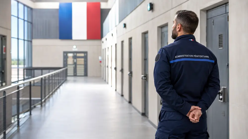 Surveillant pénitentiaire dans un établissement pénitentiaire